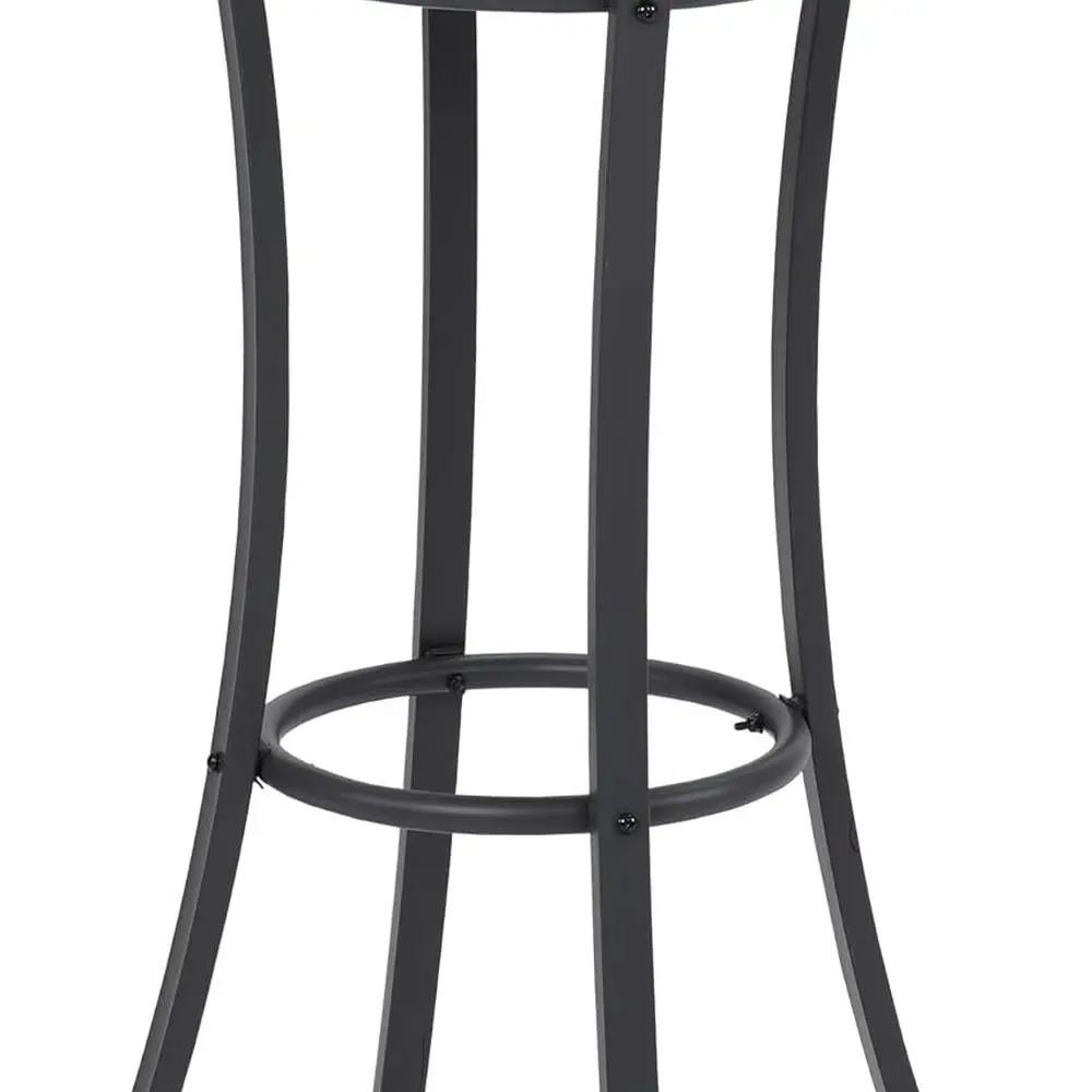 Bar Height Patio Table, 40-Inch Outdoor Pub Table Bistro Table with Wooden-Like Table Top & Metal Frame
Bar Height Patio Table, 40-Inch Outdoor Pub Table Bistro Table with Wooden-Like Table Top & Metal Frame