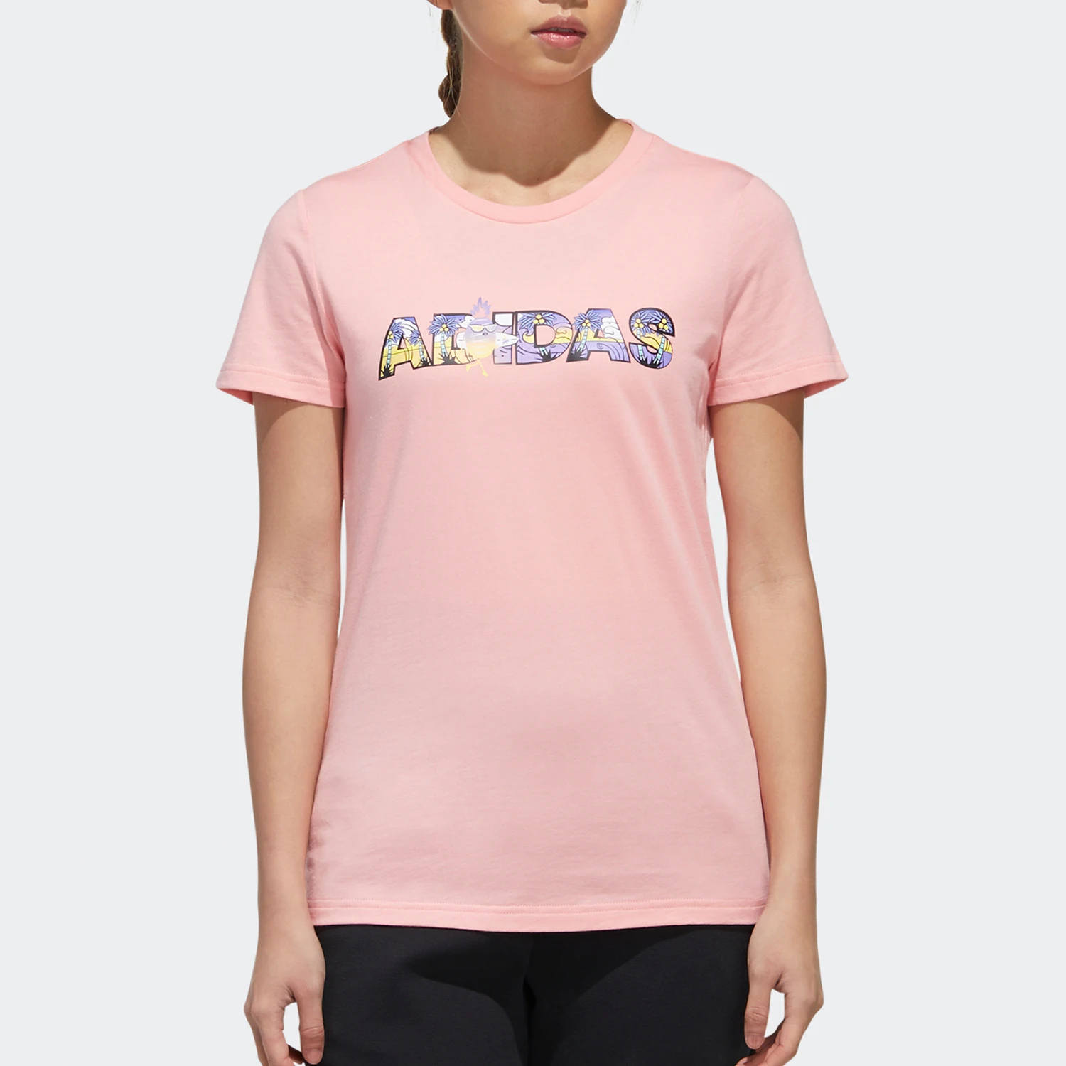 Adidas Official Genuine Women's Letter Print Round Neck Breathable Short Sleeve T-Shirt FT2919
Adidas Official Genuine Women's Letter Print Round Neck Breathable Short Sleeve T-Shirt FT2919