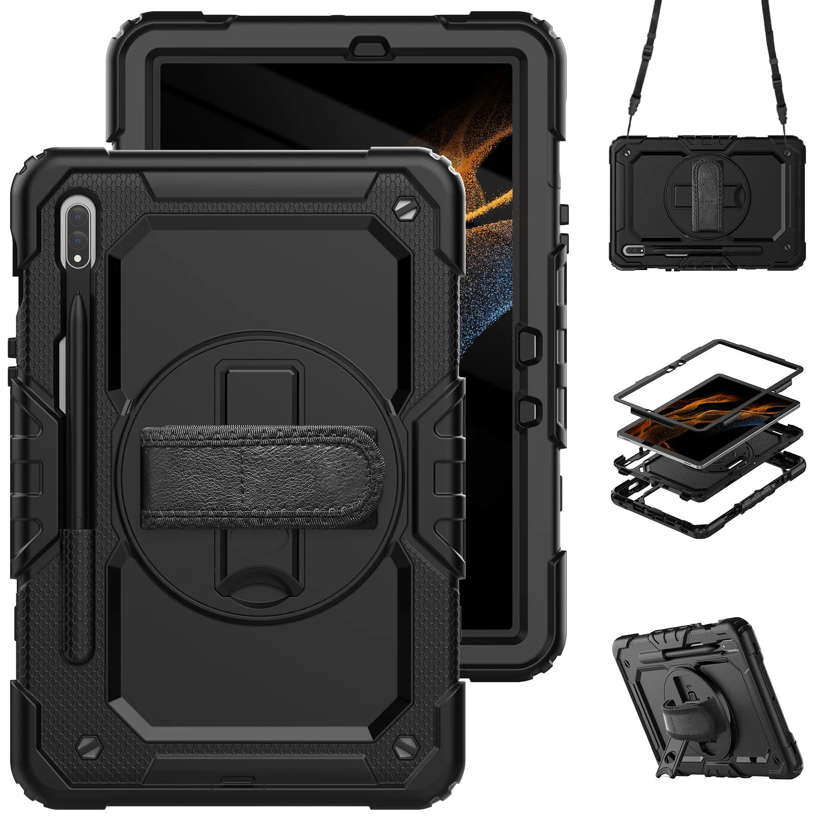 Rotatable Stand Case For Samsung Galaxy S8 S7 11" SM-X700 X706 SM-T870 T875 T876B With Screen Protector Hydrid Cover Shockproof
Rotatable Stand Case For Samsung Galaxy S8 S7 11" SM-X700 X706 SM-T870 T875 T876B With Screen Protector Hydrid Cover Shockproof