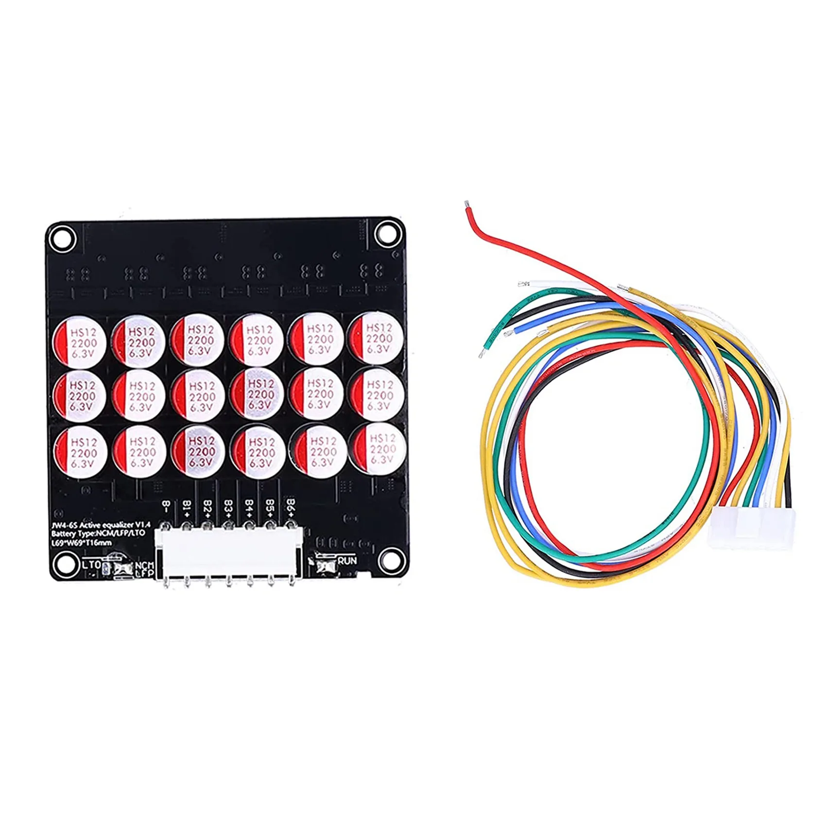 6S Active Equalizer Balancer Lifepo4 / Lipo/ LTO Battery Energy Equalization Capacitor BMS Board
6S Active Equalizer Balancer Lifepo4 / Lipo/ LTO Battery Energy Equalization Capacitor BMS Board