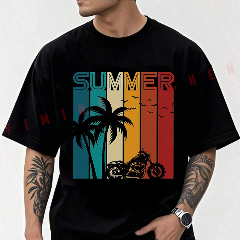 Vintage Retro Summer Biking Print Motorcycle Cotton Casual T-shirts Mens Summer Cycling Sportswear Top Tees 2026
Vintage Retro Summer Biking Print Motorcycle Cotton Casual T-shirts Mens Summer Cycling Sportswear Top Tees 2026
