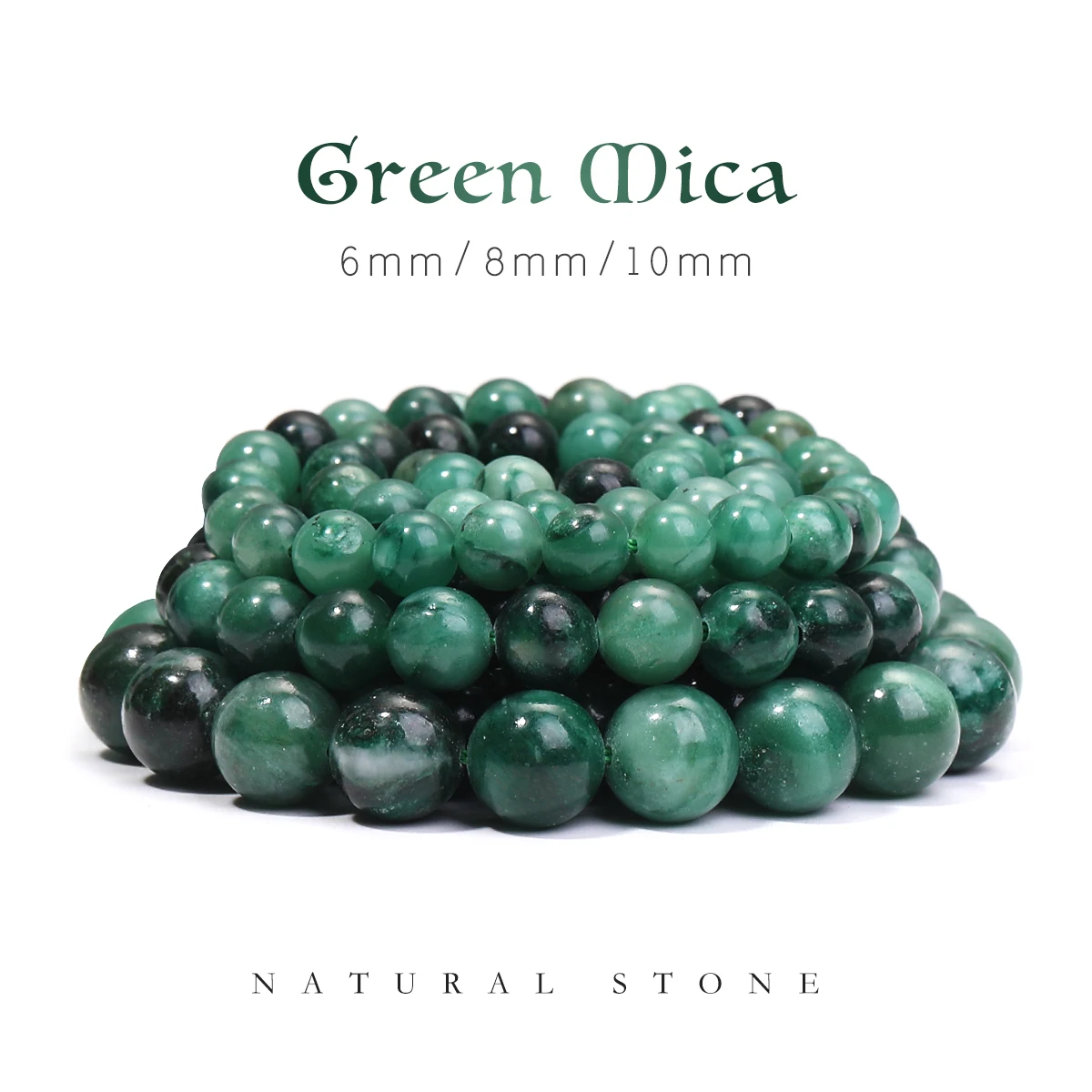 6/8/10mm Natural Green Lepido Loose Round Beads Jewelry Making DIY Bracelets Earrings Accessories Mother Day Valentine Day Gifts
6/8/10mm Natural Green Lepido Loose Round Beads Jewelry Making DIY Bracelets Earrings Accessories Mother Day Valentine Day Gifts