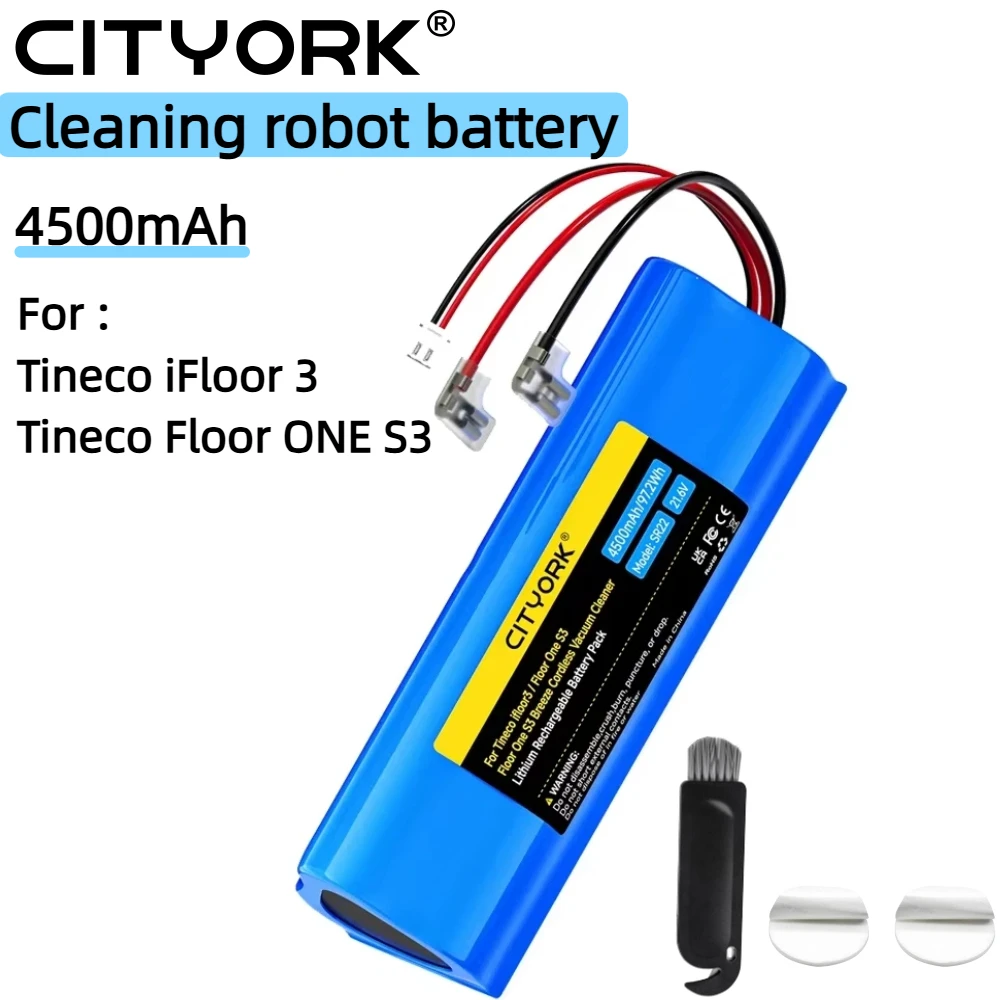 Replacement Battery for Tineco FLOOR ONE S3 Tineco iFloor 3 Breeze S3 Vacuum Cleaner Battery FW25M-01 FW25W-01 HF10E-01 S3-01
Replacement Battery for Tineco FLOOR ONE S3 Tineco iFloor 3 Breeze S3 Vacuum Cleaner Battery FW25M-01 FW25W-01 HF10E-01 S3-01