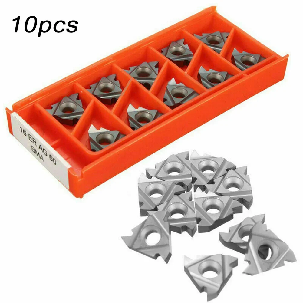 Carbide Insert 16ER AG60 Insert Cast Iron For SER1616H16 Lathe Holder Threading Inserts 10pcs 16ER AG60 Carbide
Carbide Insert 16ER AG60 Insert Cast Iron For SER1616H16 Lathe Holder Threading Inserts 10pcs 16ER AG60 Carbide