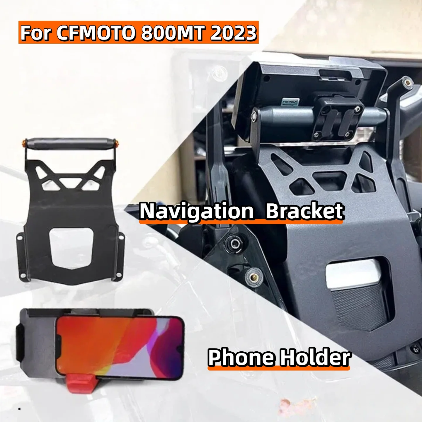 New Stand Holder Phone Navigation Plate Bracket For CFMOTO 800MT 800mt 800 MT 2023 Motorcycle Accessories Mobile Phone GPS
New Stand Holder Phone Navigation Plate Bracket For CFMOTO 800MT 800mt 800 MT 2023 Motorcycle Accessories Mobile Phone GPS