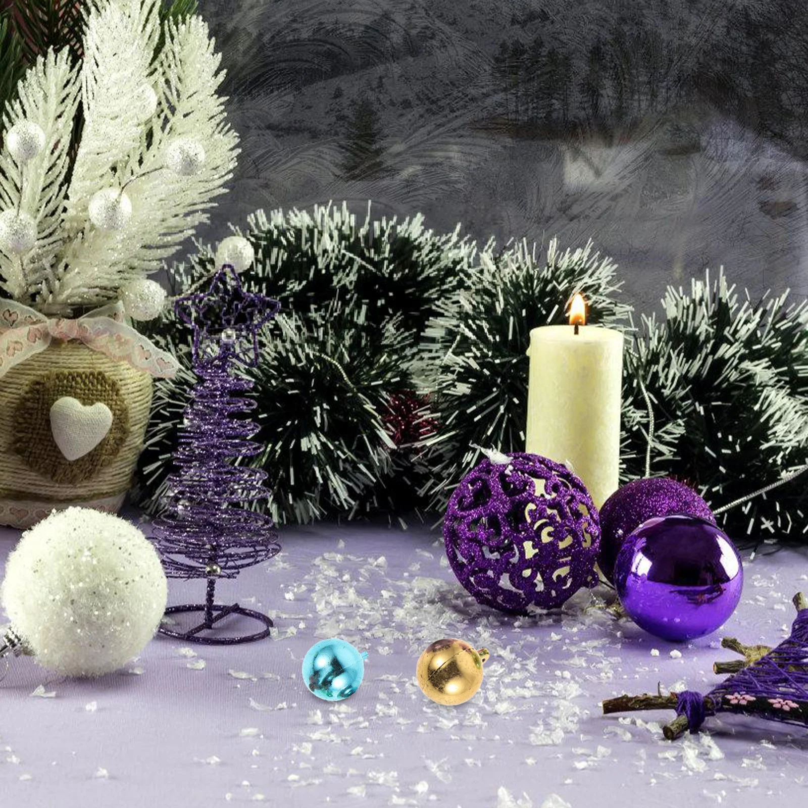 100Pcs DIY Christmas Round Bulb Beads Colorful Plastic Accessories for Jewelry Making Crafts Ornaments Charms Christmas Charm
100Pcs DIY Christmas Round Bulb Beads Colorful Plastic Accessories for Jewelry Making Crafts Ornaments Charms Christmas Charm