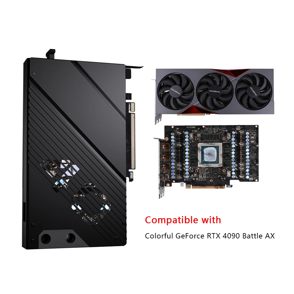 Granzon Water Block for Colorful GeForce RTX 4090 Battle AX GPU Card / Copper Cooling Radiator / GBN-IG4090ZF
Granzon Water Block for Colorful GeForce RTX 4090 Battle AX GPU Card / Copper Cooling Radiator / GBN-IG4090ZF