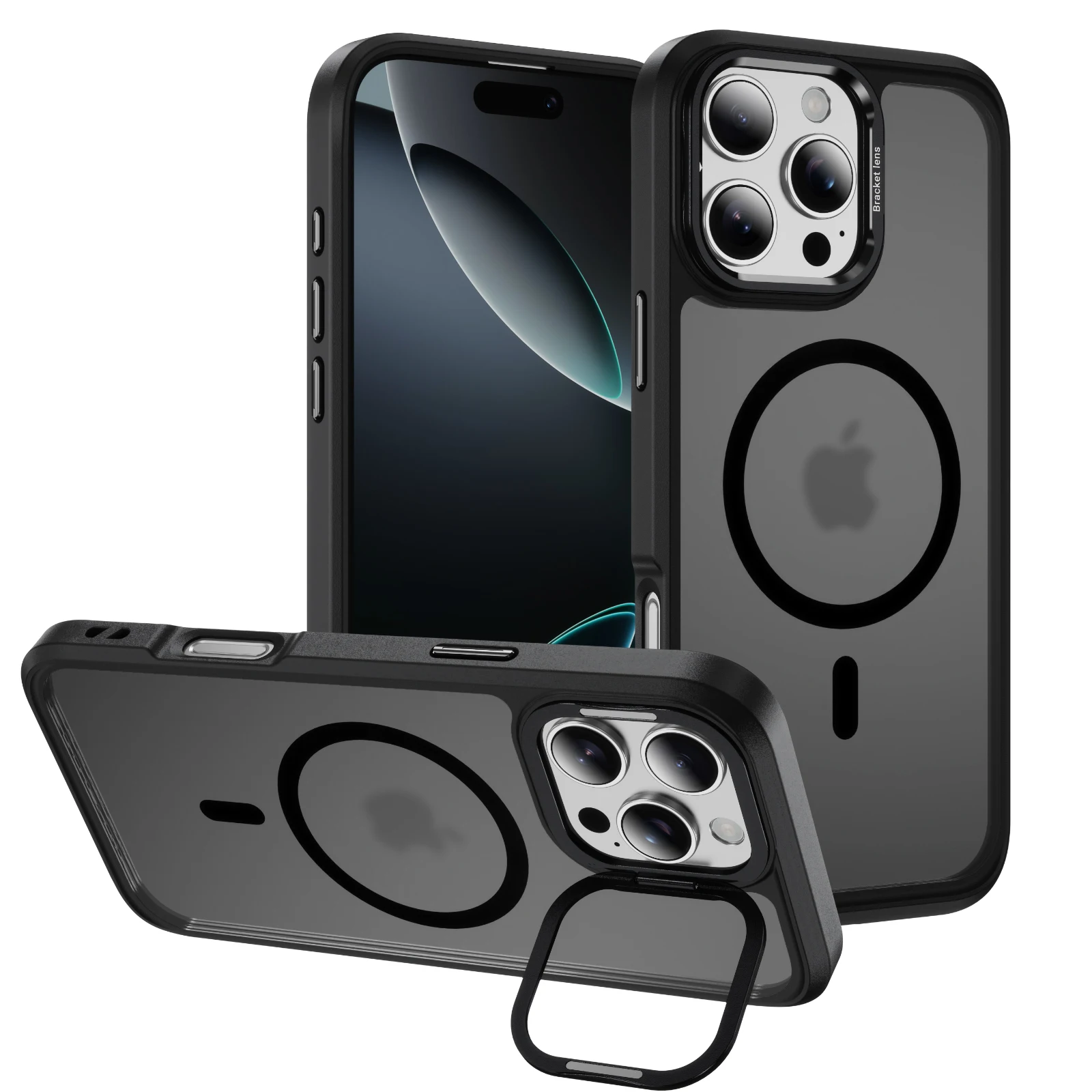 Metal Lens Stand Magnetic For Magsafe Case For iPhone 16 15 14 13 12 11 Pro Max15 16 Plus Matte Shockproof Wireless Charge Cover
Metal Lens Stand Magnetic For Magsafe Case For iPhone 16 15 14 13 12 11 Pro Max15 16 Plus Matte Shockproof Wireless Charge Cover