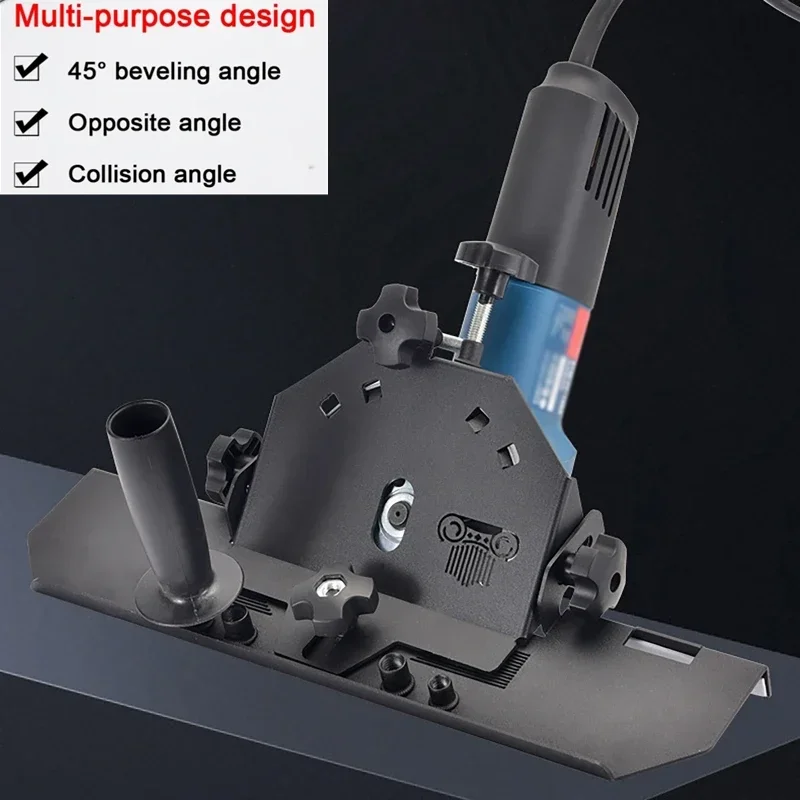 Алюминиевый сплав 125, угловая шлифовальная машина, кронштейн для фаски, установка винта, многофункциональный 45 ° Инструмент для снятия фасок 
Алюминиевый сплав 125, угловая шлифовальная машина, кронштейн для фаски, установка винта, многофункциональный 45 ° Инструмент для снятия фасок