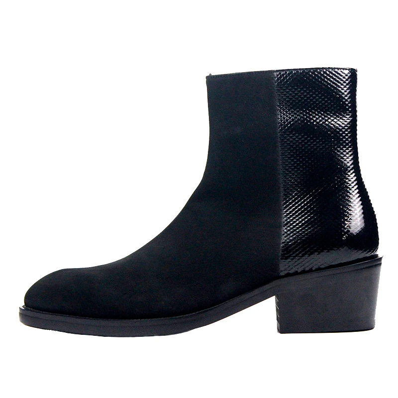 Новые ботинки на высоком каблуке из натуральной кожи, мужские модные ботинки челси, увеличивающие рост, молодежные уличные повседневные ботильоны, мужская обувь
Новые ботинки на высоком каблуке из натуральной кожи, мужские модные ботинки челси, увеличивающие рост, молодежные уличные повседневные ботильоны, мужская обувь