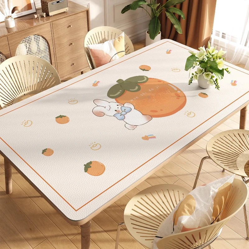 Insulated dining table mat, oil resistant, waterproof, no wash tablecloth, light luxury leather tabletop, coffee table mat 
Insulated dining table mat, oil resistant, waterproof, no wash tablecloth, light luxury leather tabletop, coffee table mat