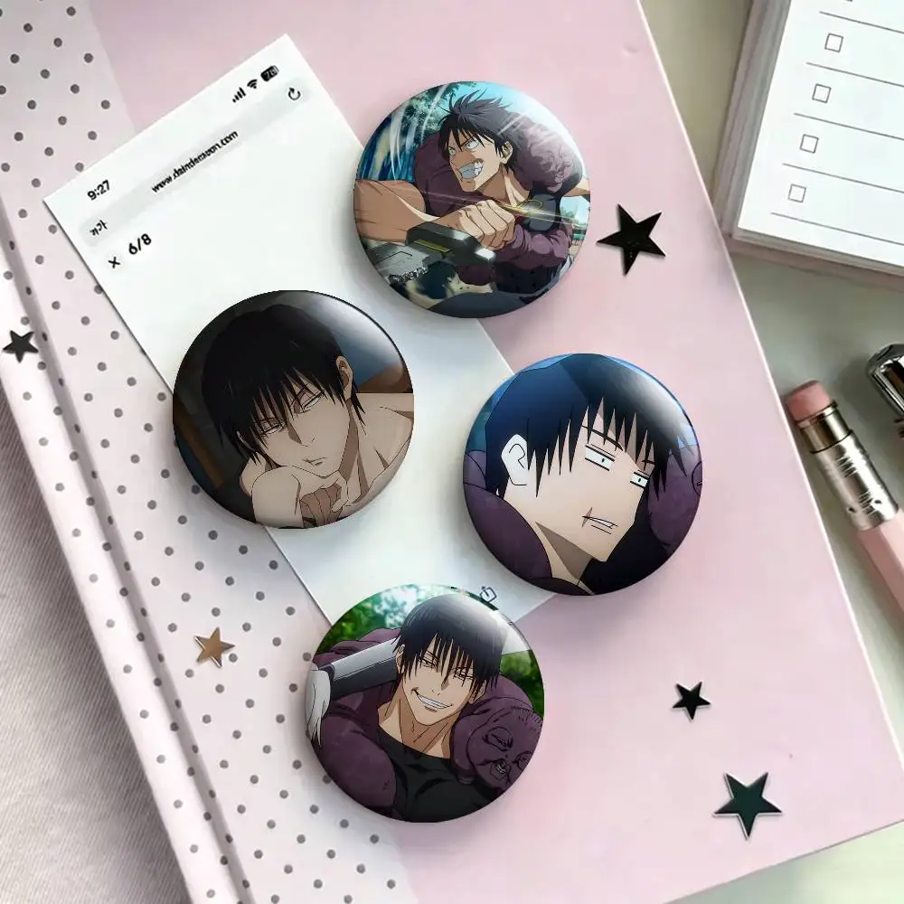 Jujutsu F-Fushiguro T-Toji Kaisen Badges 25 32 44 58 75 mm Round Fans Collect Friends Gifts Brooch Souvenir
Jujutsu F-Fushiguro T-Toji Kaisen Badges 25 32 44 58 75 mm Round Fans Collect Friends Gifts Brooch Souvenir