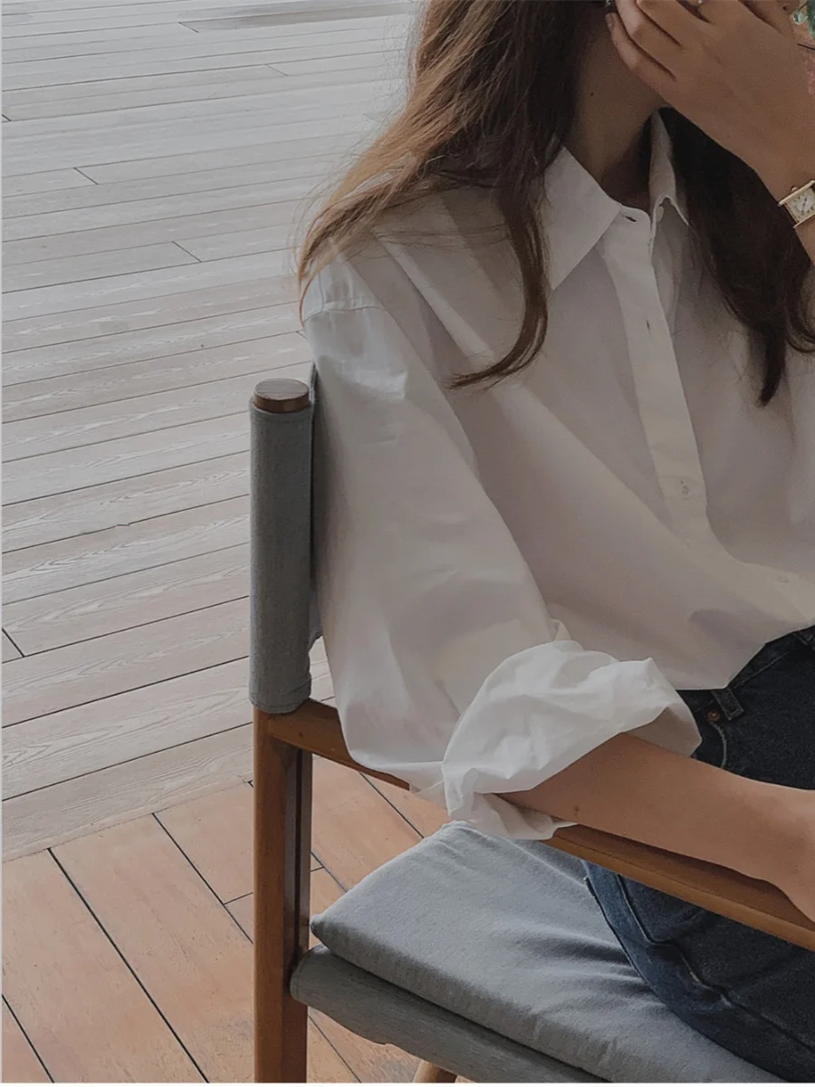 Pure Cotton Casual irt Classic Heavyweight Basic Collar Collar Breathable Comfortable Moisture ng Long Sve Po...
Pure Cotton Casual irt Classic Heavyweight Basic Collar Collar Breathable Comfortable Moisture ng Long Sve Po...