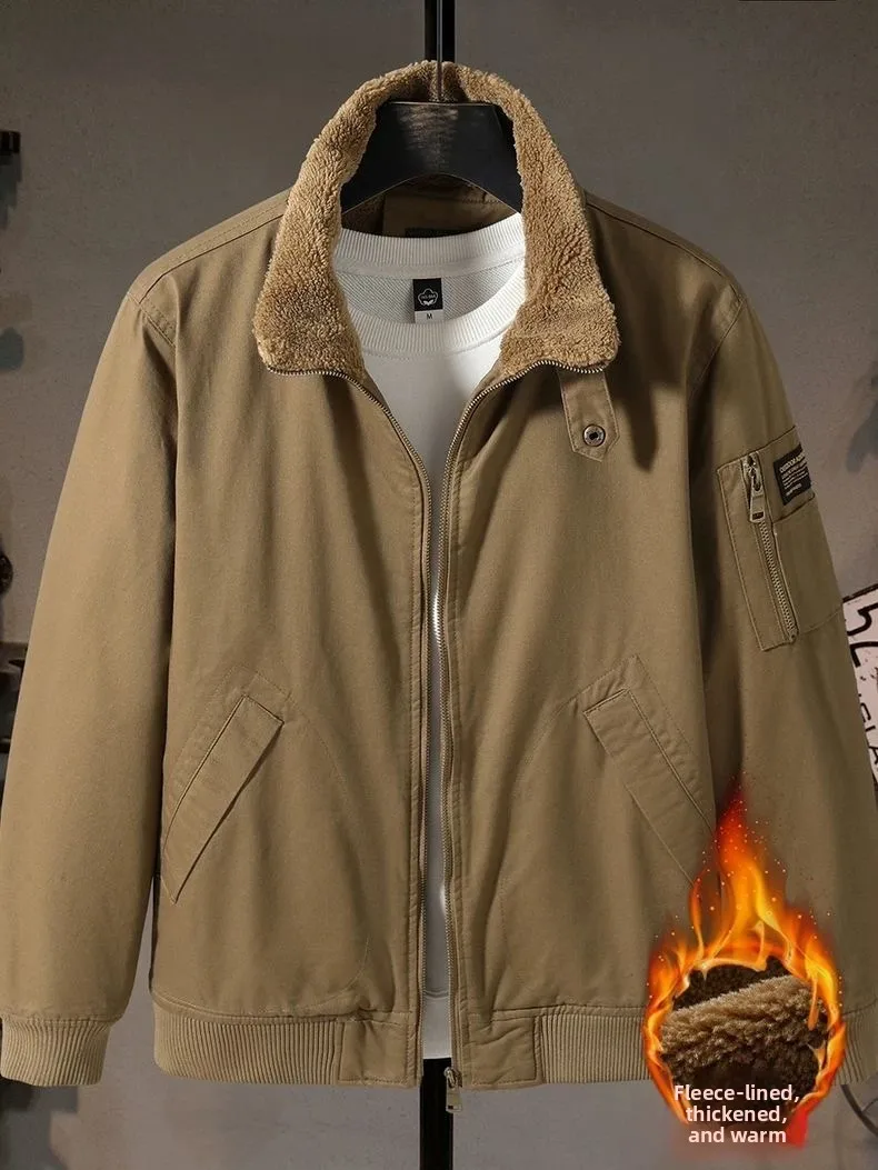 Thiened Fce Warmth Outdoor Men's Jaet American Retro Sle 2025 Autumn Winter New Faion Workwear Coat Long Sve Bu...
Thiened Fce Warmth Outdoor Men's Jaet American Retro Sle 2025 Autumn Winter New Faion Workwear Coat Long Sve Bu...