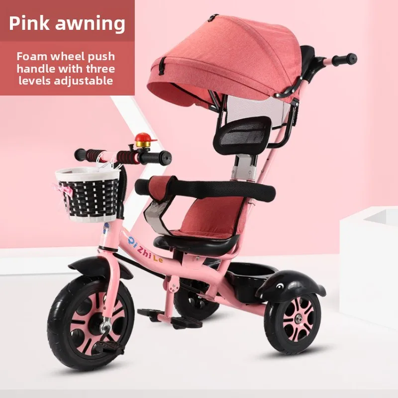New Kids Tricycle, Carbon Steel Durable Pedal Bike, 3-Speed Adjustable Children Trike, Foldable Pedal Design for Small Kids
New Kids Tricycle, Carbon Steel Durable Pedal Bike, 3-Speed Adjustable Children Trike, Foldable Pedal Design for Small Kids