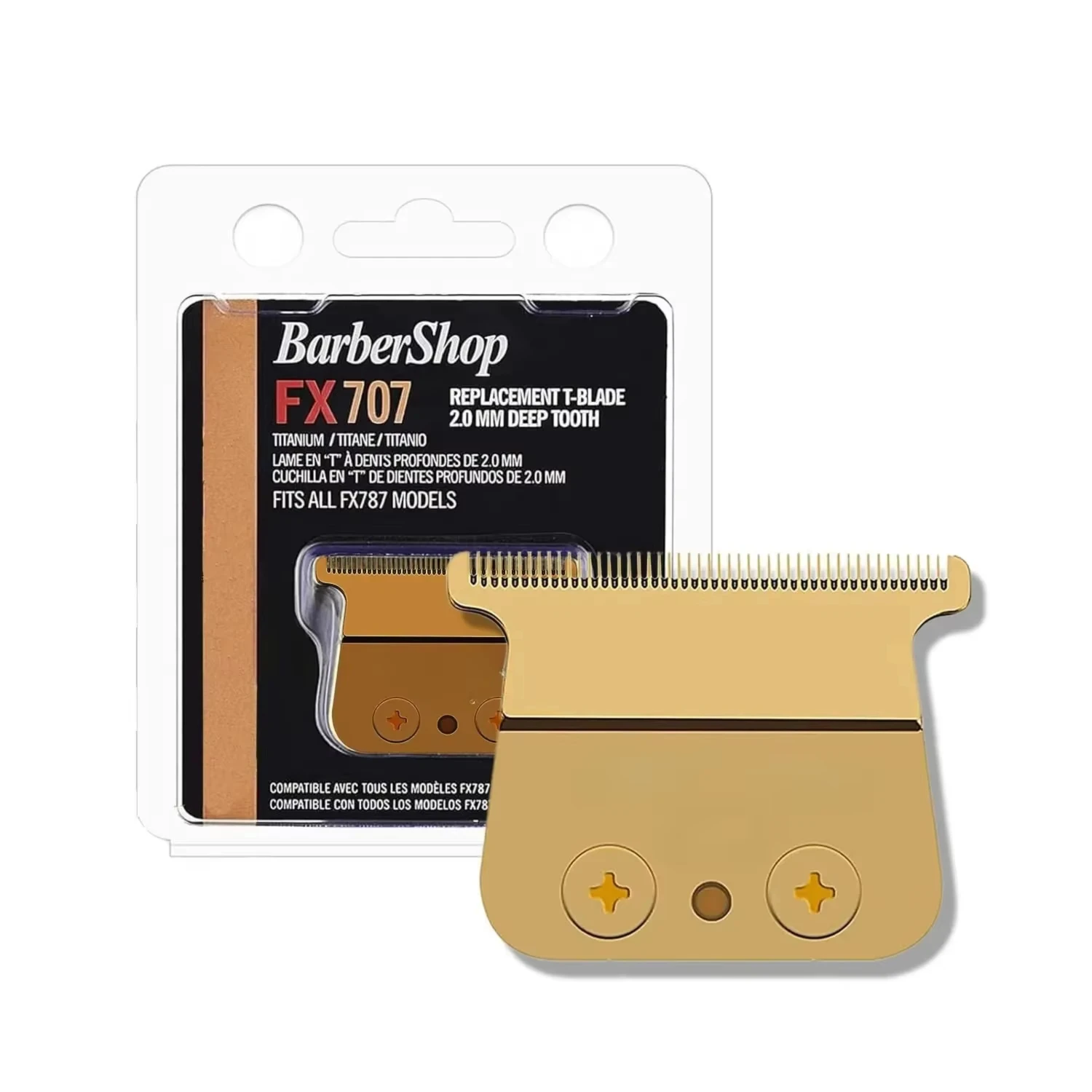 FX707 Gold DLC Replacement Blades Compatible with BaByliss Barberology FX787 & FX726 Trimmer ,Replacement Head DLC 2.0
FX707 Gold DLC Replacement Blades Compatible with BaByliss Barberology FX787 & FX726 Trimmer ,Replacement Head DLC 2.0