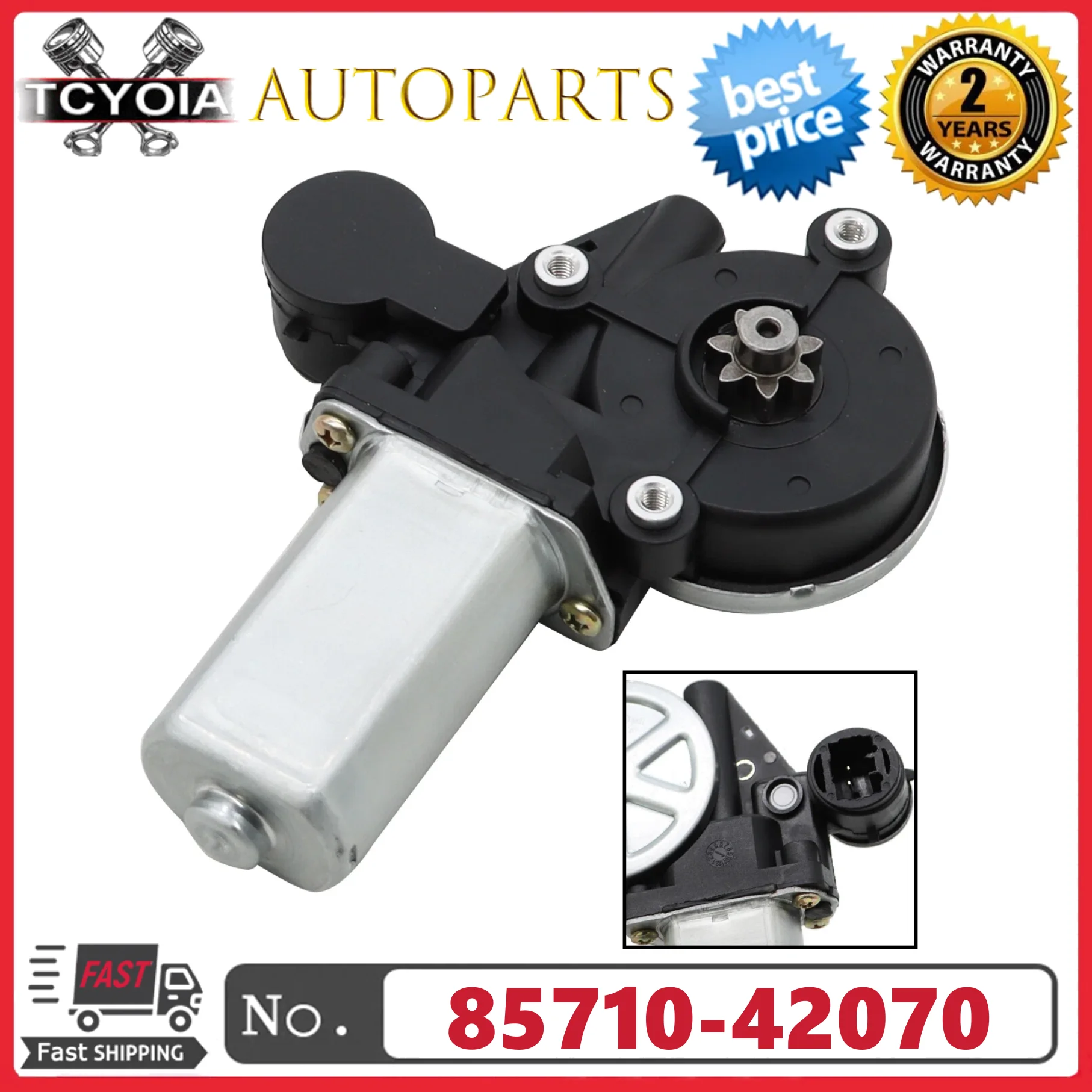 Front Right Window Lift Motor 85710-42070 8571042070 For 2002-2006 Toyota Camry 2001-2007 Highlander 2001-2005 RAV4
Front Right Window Lift Motor 85710-42070 8571042070 For 2002-2006 Toyota Camry 2001-2007 Highlander 2001-2005 RAV4