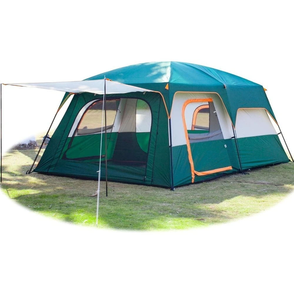 Extra Large Tent 10-12-14 Person(style-b),family Cabin Tents,2 Rooms,3 Doors and 3 Windows with Mesh,straight Wall,waterproof
Extra Large Tent 10-12-14 Person(style-b),family Cabin Tents,2 Rooms,3 Doors and 3 Windows with Mesh,straight Wall,waterproof