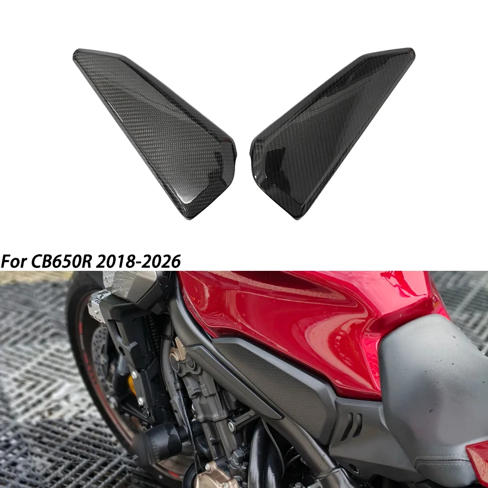 Carbon Fiber Motorcycle Accessories Fuel tank Side Panel Cover Protection Decorative Covers For Honda CB650R 2018-2026 CB 650R
Carbon Fiber Motorcycle Accessories Fuel tank Side Panel Cover Protection Decorative Covers For Honda CB650R 2018-2026 CB 650R