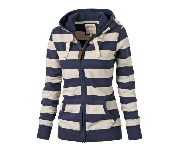 Street Style Women's Oversized Long Sleeve Striped Hoodie Sweatshirt Autumn Winter Fashion Casual Comfortable Straight Cut Coat
Street Style Women's Oversized Long Sleeve Striped Hoodie Sweatshirt Autumn Winter Fashion Casual Comfortable Straight Cut Coat