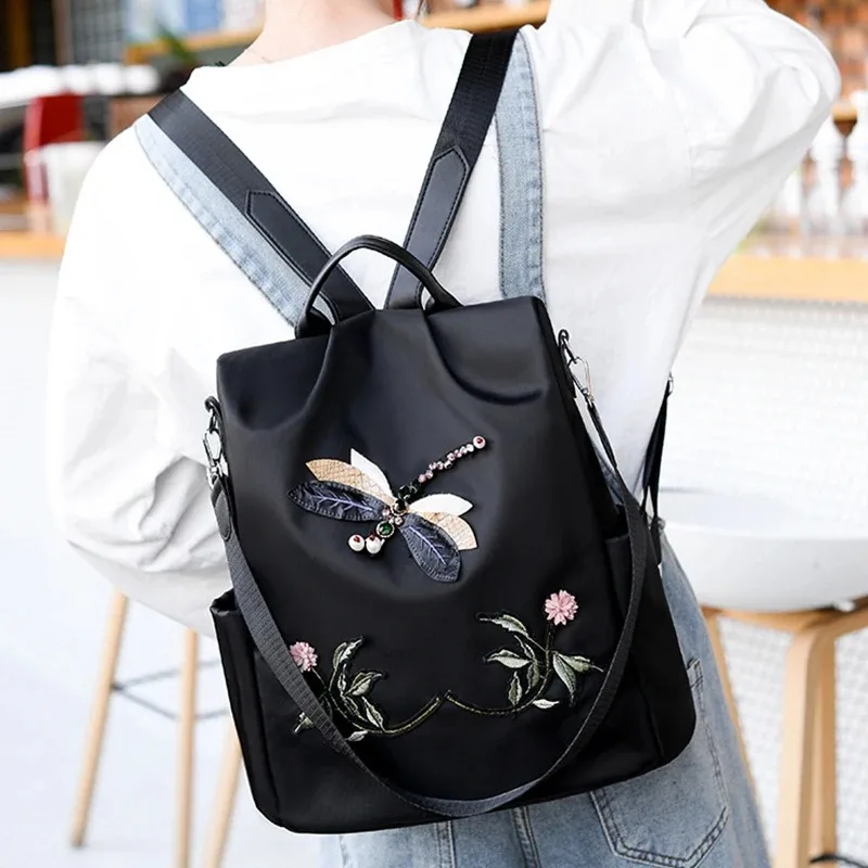 Large Capacity Student Laptop Backpack Simple Embroidery Women's Backpack Shoulder Bag Waterproof Oxford Travel Backpack
Large Capacity Student Laptop Backpack Simple Embroidery Women's Backpack Shoulder Bag Waterproof Oxford Travel Backpack