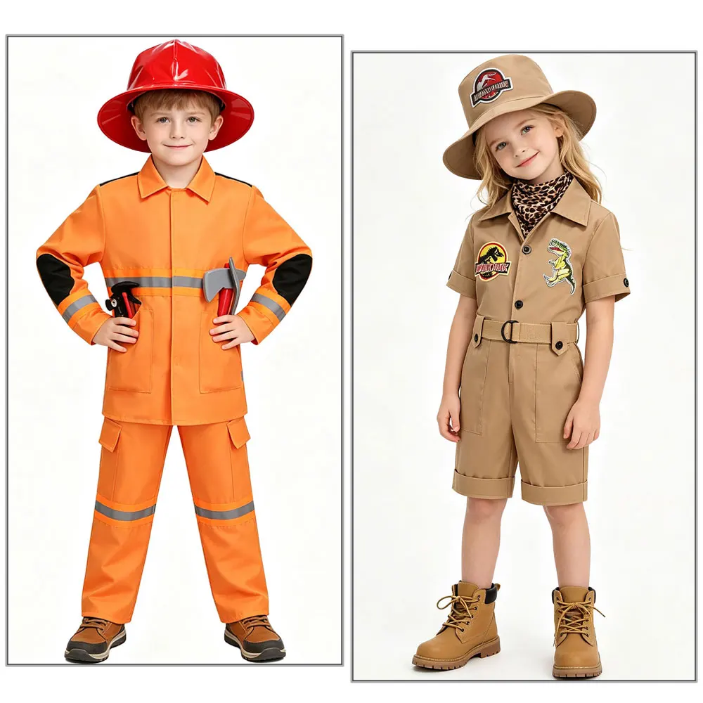 Carnival Safari Birthday Party Jungle Explorer Outfit Halloween Animal Cosplay Dinosaur Safari Guide Costumes for Baby Boys
Carnival Safari Birthday Party Jungle Explorer Outfit Halloween Animal Cosplay Dinosaur Safari Guide Costumes for Baby Boys