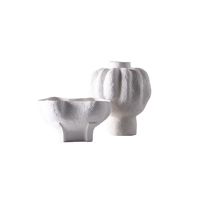 Medieval wabi sandy wind creative sandstone ceramic vase ornament model room living room desktop home retro flower decoration
Medieval wabi sandy wind creative sandstone ceramic vase ornament model room living room desktop home retro flower decoration