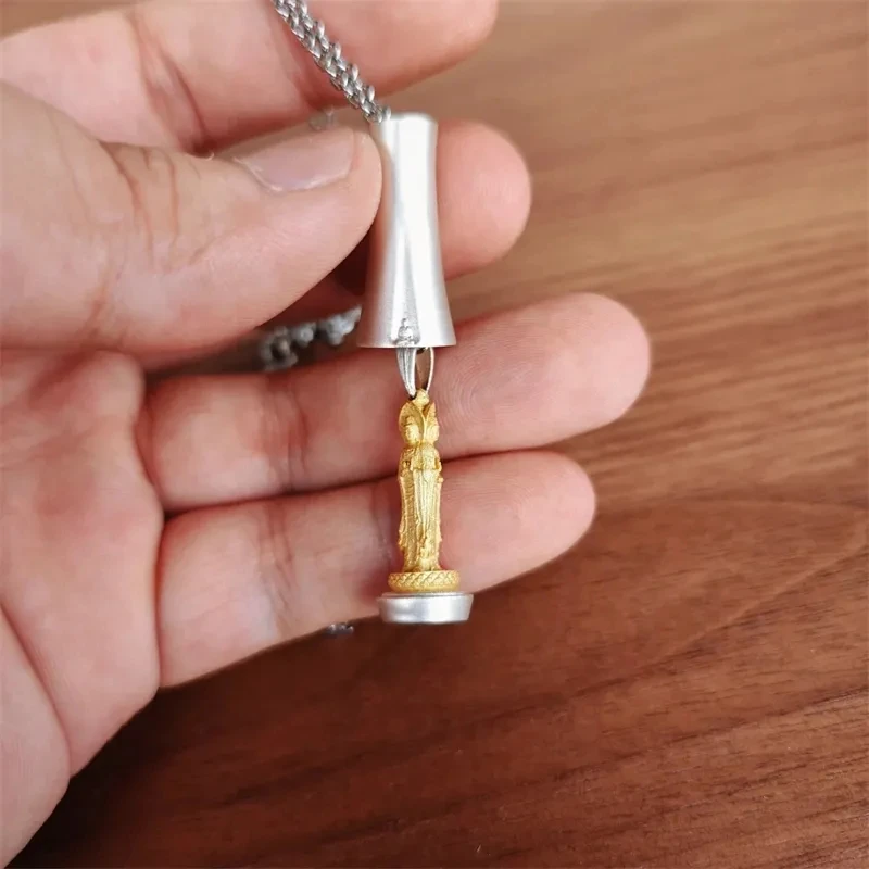 "Residing in The Bamboo and Resting in The Heart" Zen Three Sided Guanyin Bamboo Joint Pendant Necklace Popular Jewelry
"Residing in The Bamboo and Resting in The Heart" Zen Three Sided Guanyin Bamboo Joint Pendant Necklace Popular Jewelry