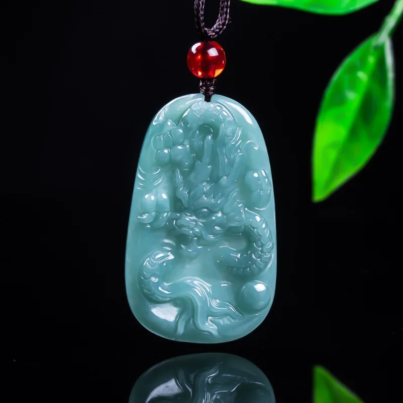 Natural Jade A-grade Handmade Carved Dragon Pendant, Fashionable Boutique Jewelry, Men's and Women's Necklaces, Gifts
Natural Jade A-grade Handmade Carved Dragon Pendant, Fashionable Boutique Jewelry, Men's and Women's Necklaces, Gifts