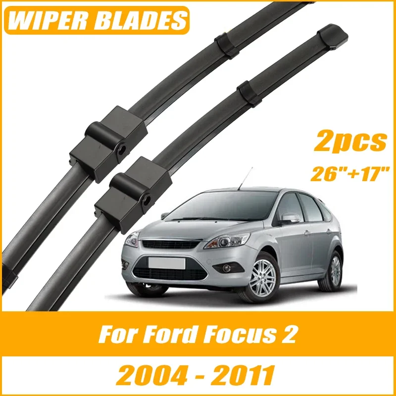 2pcs Wiper Front Wiper Blades For Ford Focus 2 2004-2011 Windshield Windscreen Clean Window Car Rain Brushes 26"+17"
2pcs Wiper Front Wiper Blades For Ford Focus 2 2004-2011 Windshield Windscreen Clean Window Car Rain Brushes 26"+17"