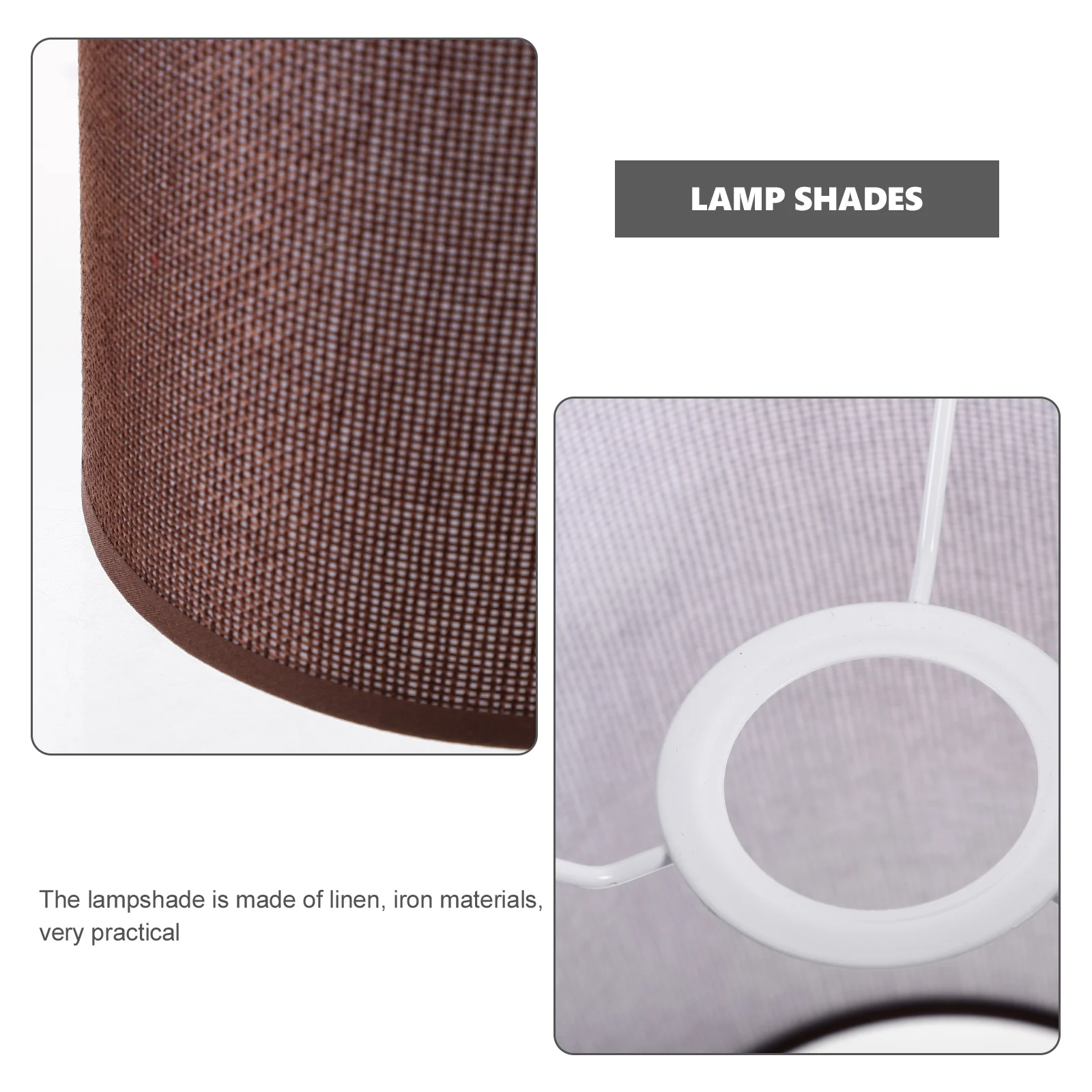 Round Lamp Shade Decorative Linen Iron Bedside Lampshade Replacement Simple Sturdy Structure Eye Protection Light Cover For
Round Lamp Shade Decorative Linen Iron Bedside Lampshade Replacement Simple Sturdy Structure Eye Protection Light Cover For
