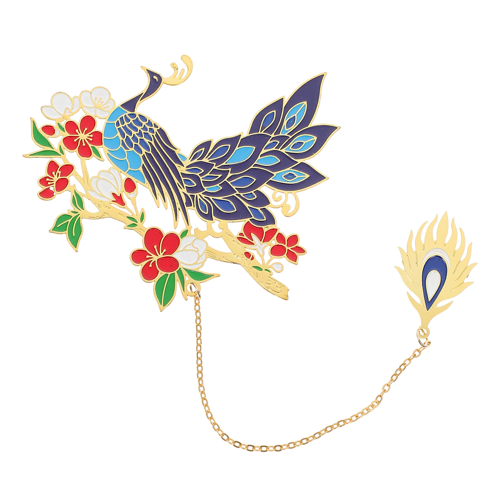 Peacock Bookmark Exquisite Peafowl Lightweight Copper Bookmarker Student Supplies Metal Craft Gift Idea Reading Aid
Peacock Bookmark Exquisite Peafowl Lightweight Copper Bookmarker Student Supplies Metal Craft Gift Idea Reading Aid