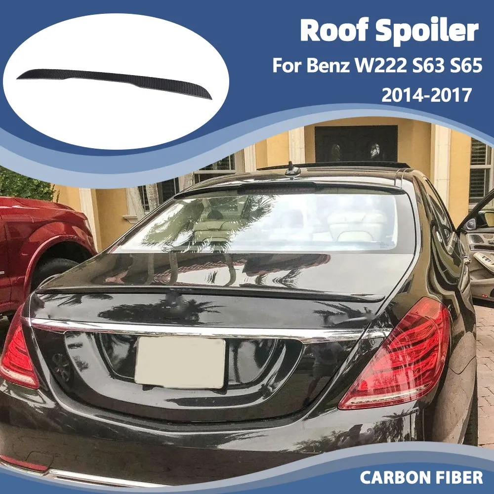 Rear Roof Spoiler Wing for Mercedes Benz W222 S63 S65 AMG S400 S500 S600 Sedan 2014-2017 Carbon Fiber/RFP Rear Lip Spoiler Wing
Rear Roof Spoiler Wing for Mercedes Benz W222 S63 S65 AMG S400 S500 S600 Sedan 2014-2017 Carbon Fiber/RFP Rear Lip Spoiler Wing