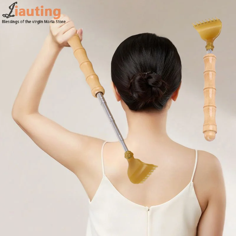 Resin Stainless Steel Adjustable Back Scratcher Back Massage Telescopic Anti Itch Claw Massager Back Massage Tickle Stick
Resin Stainless Steel Adjustable Back Scratcher Back Massage Telescopic Anti Itch Claw Massager Back Massage Tickle Stick