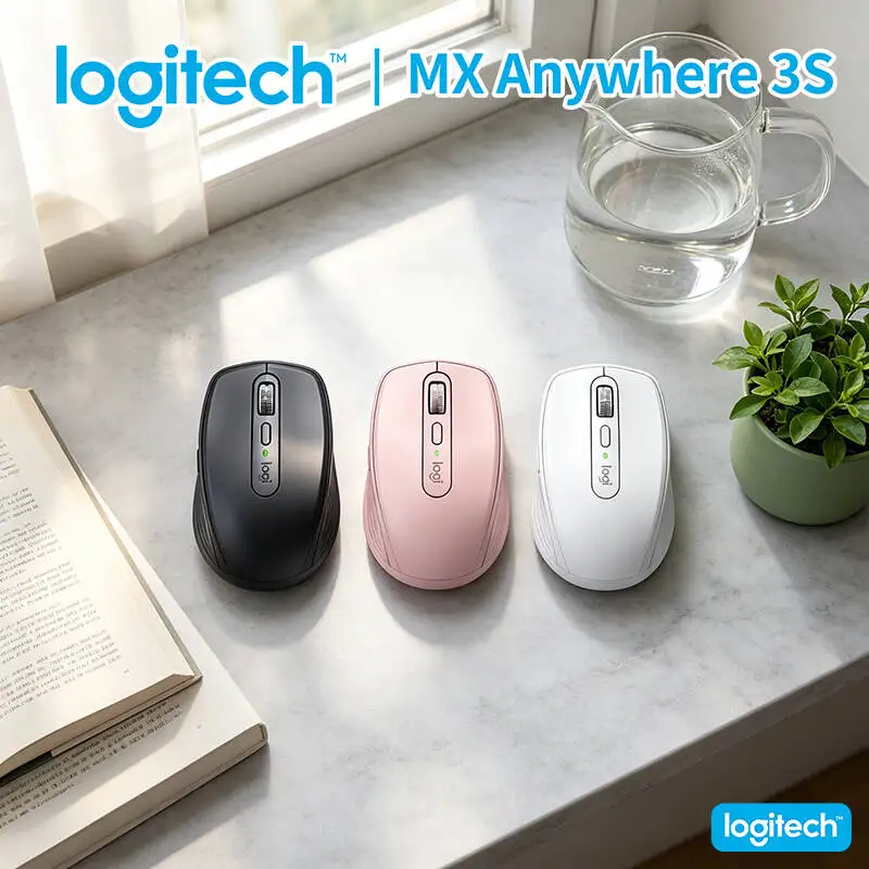 Logitech MX Anywhere 3S Office Mouse - 8000 DPI, Hyper-Scroll, Silent Click, Multi-Device Sync for Home Work
Logitech MX Anywhere 3S Office Mouse - 8000 DPI, Hyper-Scroll, Silent Click, Multi-Device Sync for Home Work