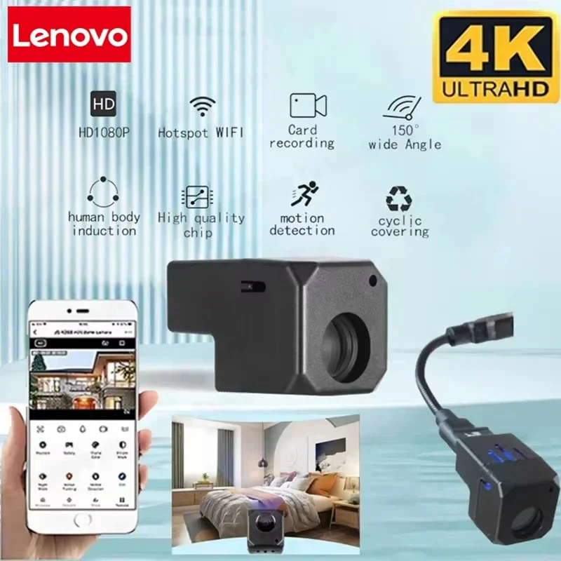 Мини-камера безопасности Xiaomi 4K Smart Monitoring 150 ° Широкоугольное инфракрасное ночное видение Wi-Fi монитор обнаружения движения
Мини-камера безопасности Xiaomi 4K Smart Monitoring 150 ° Широкоугольное инфракрасное ночное видение Wi-Fi монитор обнаружения движения