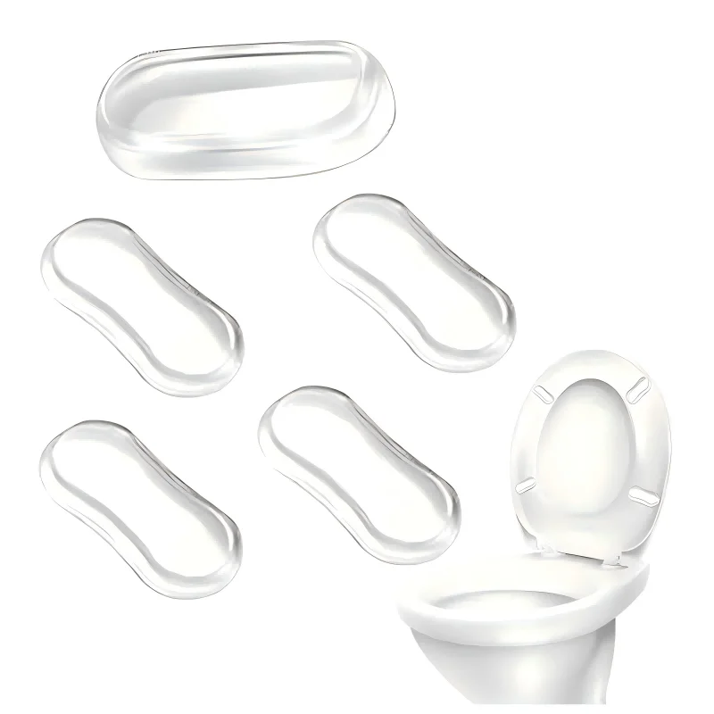1/3/5 Sets Transparent Toilet Lid Anti-Collision Pads Self-Adhesive Soft Cushions Shock-Absorbing Easy Install Silent Lid Pads
1/3/5 Sets Transparent Toilet Lid Anti-Collision Pads Self-Adhesive Soft Cushions Shock-Absorbing Easy Install Silent Lid Pads