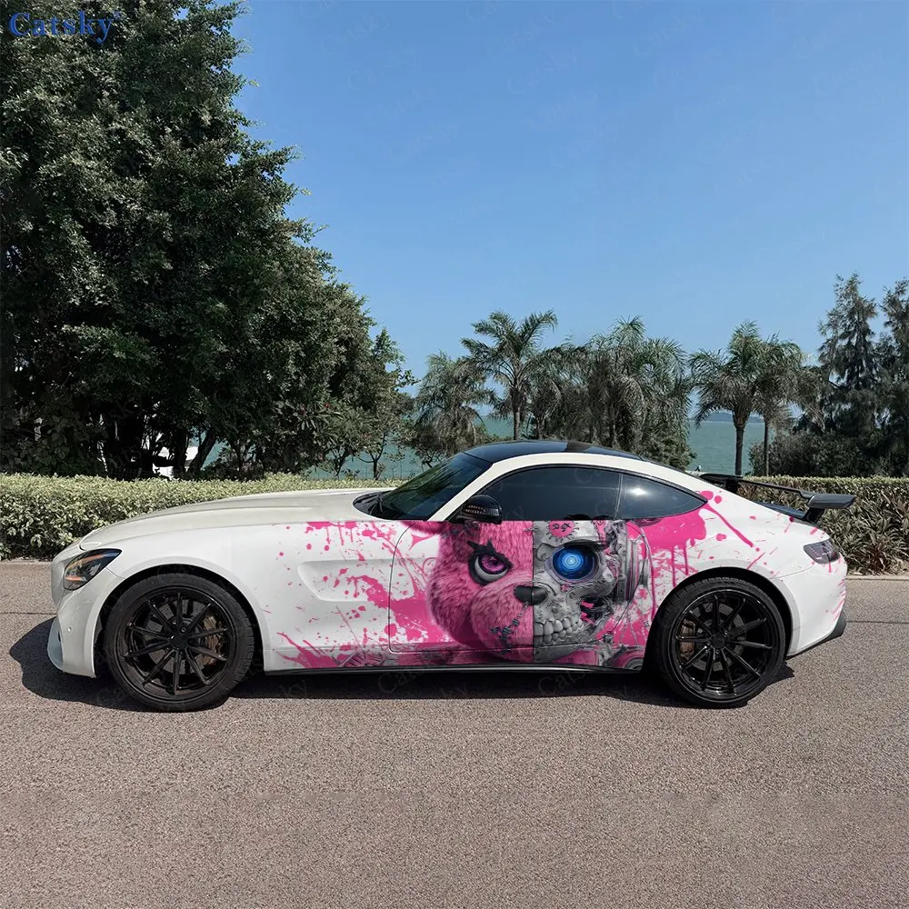 2pcs Pink Mechanical Skeleton, Durable, Fade-resistant, Enhance Vehicle Aesthetics With Bold Artistic Design Car Vinyl Wraps
2pcs Pink Mechanical Skeleton, Durable, Fade-resistant, Enhance Vehicle Aesthetics With Bold Artistic Design Car Vinyl Wraps