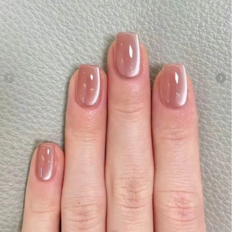 24Pcs Solid Color Pink False Nails Set with Glue Simple Short Square Head Fake Nail Cat's Eye Press on Nails Finished Nail Tips
24Pcs Solid Color Pink False Nails Set with Glue Simple Short Square Head Fake Nail Cat's Eye Press on Nails Finished Nail Tips