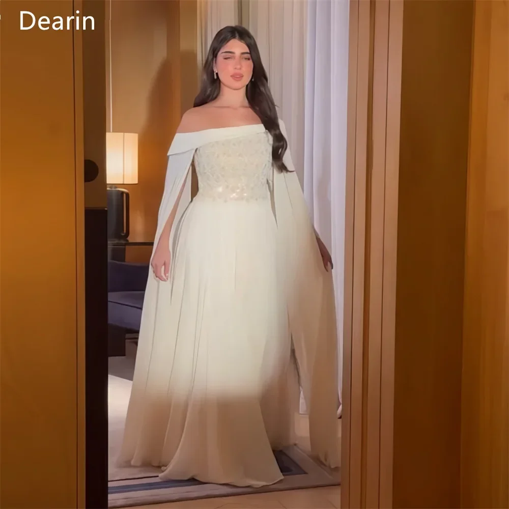 Customized Women Evening Gown Prom Dearin Off-the-shoulder A-line Floor Length Skirts Layered Draped Tulle Applique B
Customized Women Evening Gown Prom Dearin Off-the-shoulder A-line Floor Length Skirts Layered Draped Tulle Applique B