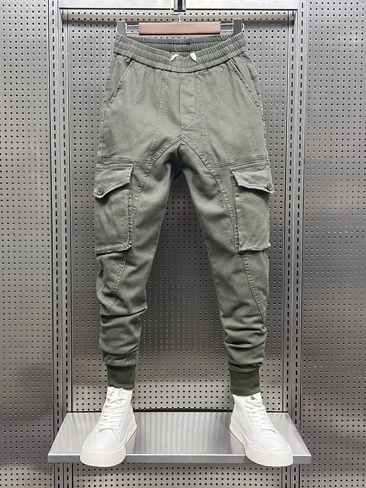 Faionable Casual Pants for Men Slim Fit Autumn Winter Trousers with Multiple kets Youthful Sle Workwear Cargo Pants
Faionable Casual Pants for Men Slim Fit Autumn Winter Trousers with Multiple kets Youthful Sle Workwear Cargo Pants