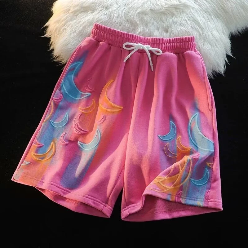American Retro Colorful Spray-Painted Stars Shorts 5-Inch Inseam Loose Casual Summer Shorts for Men and Women 2026 New
American Retro Colorful Spray-Painted Stars Shorts 5-Inch Inseam Loose Casual Summer Shorts for Men and Women 2026 New