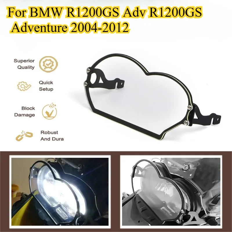 For BMW R1200GS R 1200 GS Adv R1200GS Adventure 2004-2012 Motorcycle Headlight Head Light Guard Protector Cover Protection Grill
For BMW R1200GS R 1200 GS Adv R1200GS Adventure 2004-2012 Motorcycle Headlight Head Light Guard Protector Cover Protection Grill