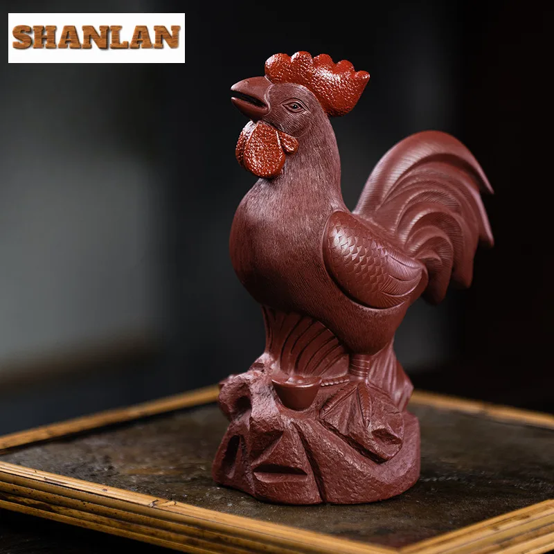 Fortune Chicken Zisha Zodiac Rooster Tea Pet Elegant Lucky Model Tea Figurine Play Toys Tea Statue Ornaments Supplies Craft Gift
Fortune Chicken Zisha Zodiac Rooster Tea Pet Elegant Lucky Model Tea Figurine Play Toys Tea Statue Ornaments Supplies Craft Gift