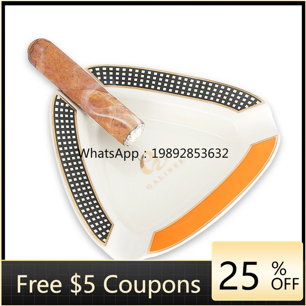 Керамическая пепельница GALINER: портативная, для дома, для сигар и сигарет, аксессуар для курения
Керамическая пепельница GALINER: портативная, для дома, для сигар и сигарет, аксессуар для курения