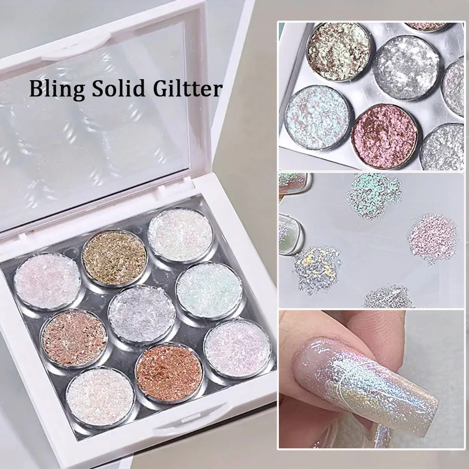 9 Colors Bling Solid Powder Opal Magic Multicolor Glitter Dust For Gel Polish Effect Reflective Aurora Chrome Rubbing Nail Decor
9 Colors Bling Solid Powder Opal Magic Multicolor Glitter Dust For Gel Polish Effect Reflective Aurora Chrome Rubbing Nail Decor
