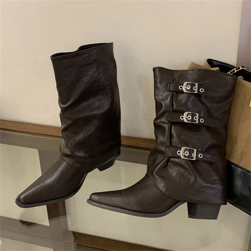 Aneikeh осенне-зимняя модная обувь на квадратном низком каблуке, дизайнерские плиссированные женские ботильоны с узким ремешком и острым носком
Aneikeh осенне-зимняя модная обувь на квадратном низком каблуке, дизайнерские плиссированные женские ботильоны с узким ремешком и острым носком