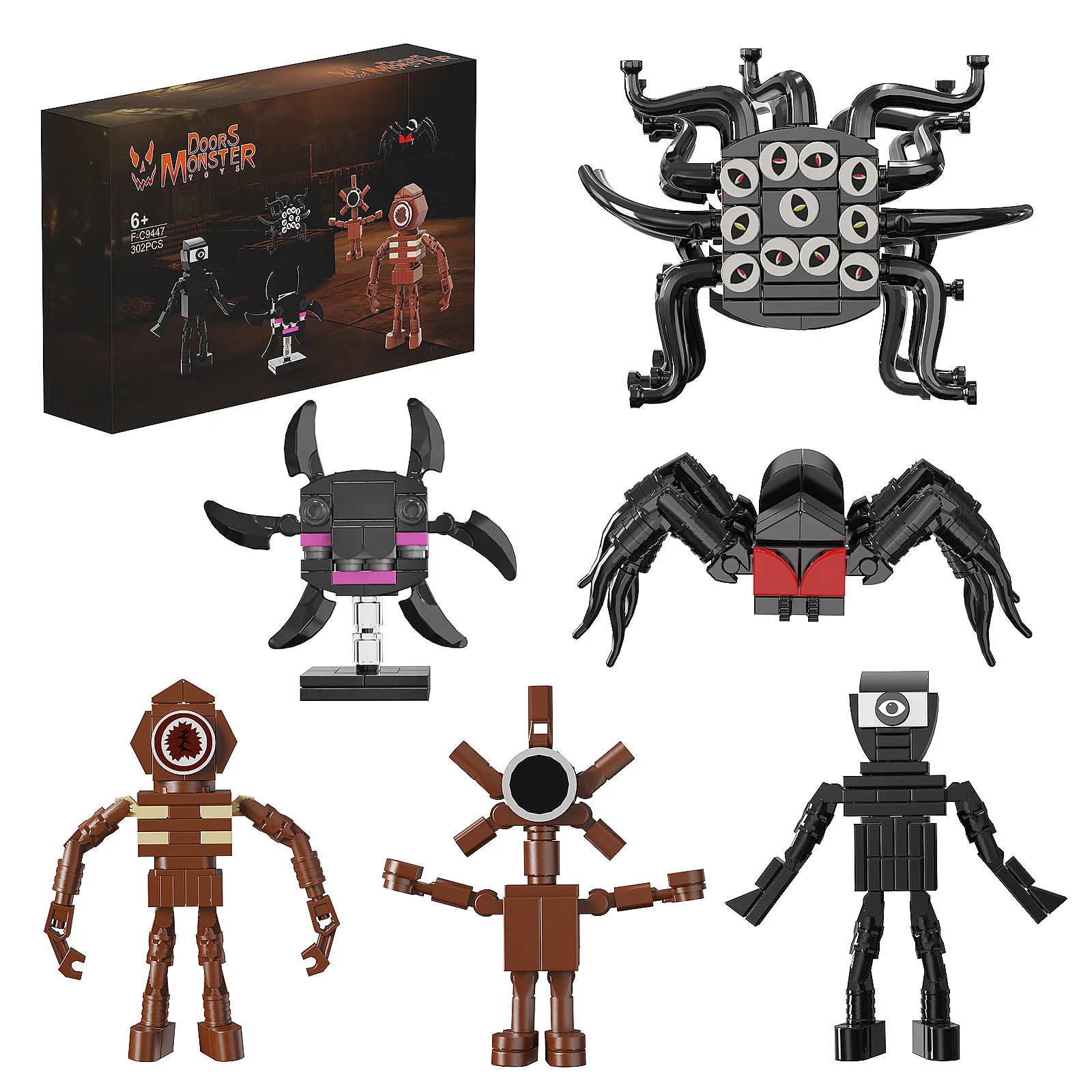 MOC Mini Doors Monster Portals Building Blocks Set Horror Combination Man-Eating Role Game Demo Villain Doors Brick Kids Toys
MOC Mini Doors Monster Portals Building Blocks Set Horror Combination Man-Eating Role Game Demo Villain Doors Brick Kids Toys