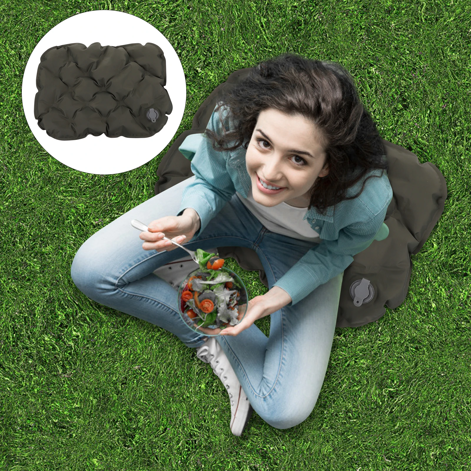Foldable Inflatable Seat Portable Camping Travel Cushion Air Control Valve Waterproof Design For Picnic Hiking Outdoor Wide
Foldable Inflatable Seat Portable Camping Travel Cushion Air Control Valve Waterproof Design For Picnic Hiking Outdoor Wide