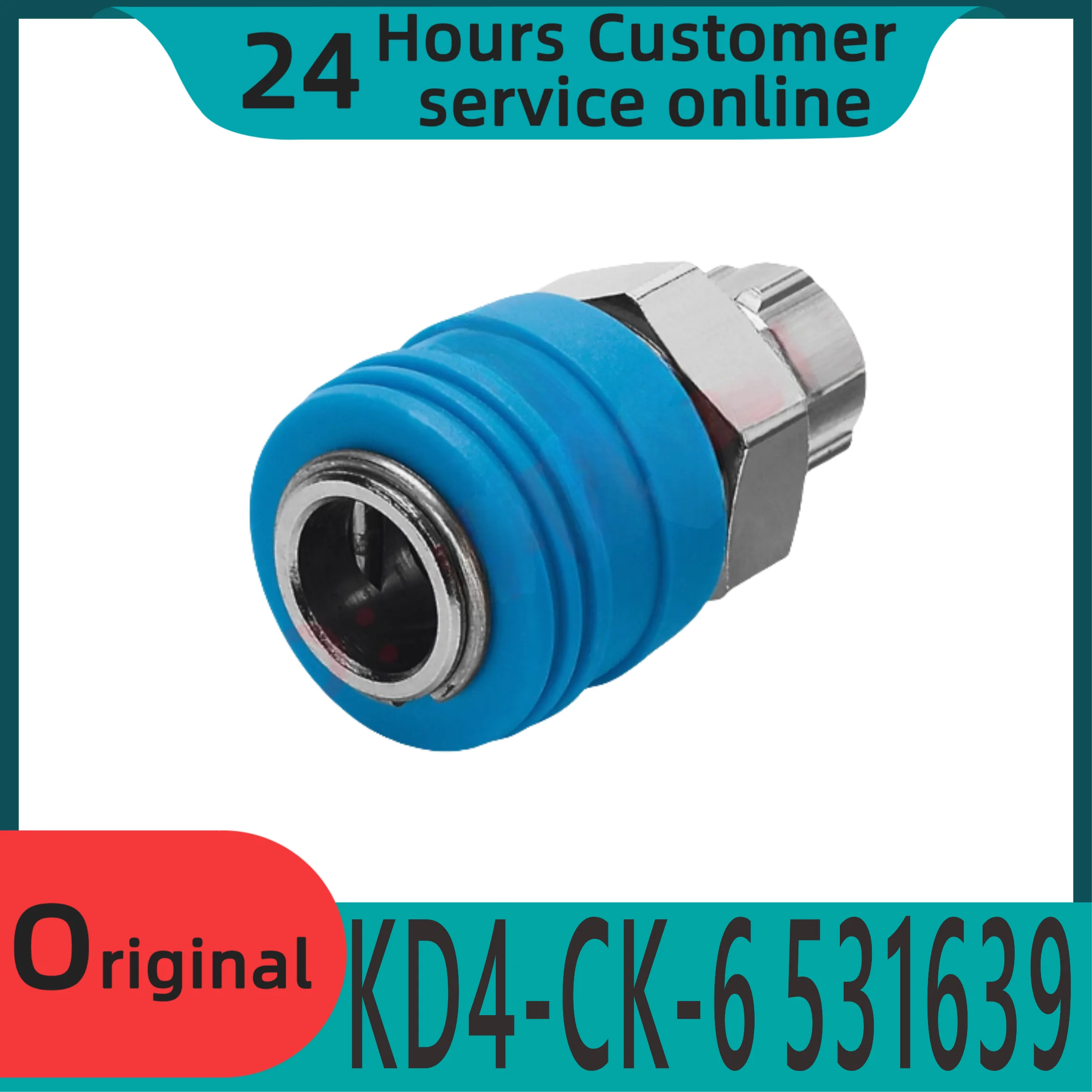 Совершенно новая оригинальная розетка для быстрого подключения KD4-CK-6 531639 воздушный интерфейс CK-6 быстроразъемная муфта
Совершенно новая оригинальная розетка для быстрого подключения KD4-CK-6 531639 воздушный интерфейс CK-6 быстроразъемная муфта